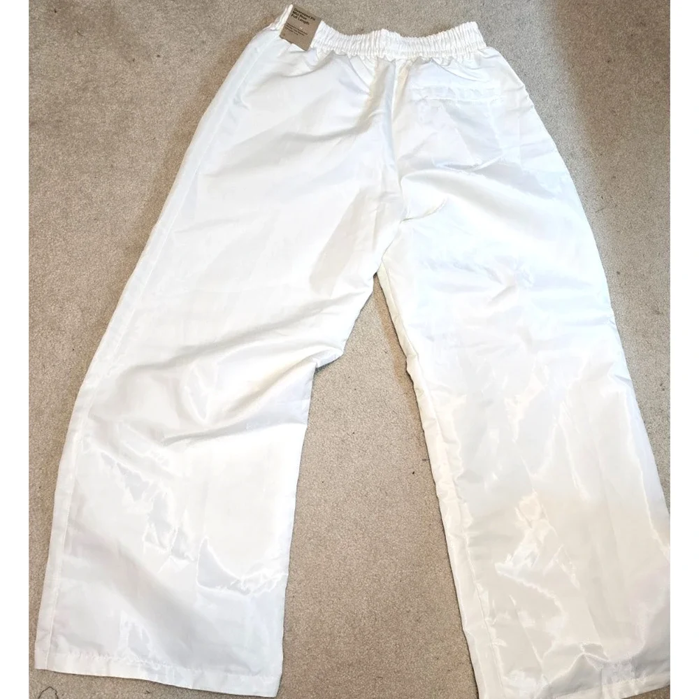 Nike Windrunner Womens Small Sail Shine Pants Oversized Full Length NWT NEW